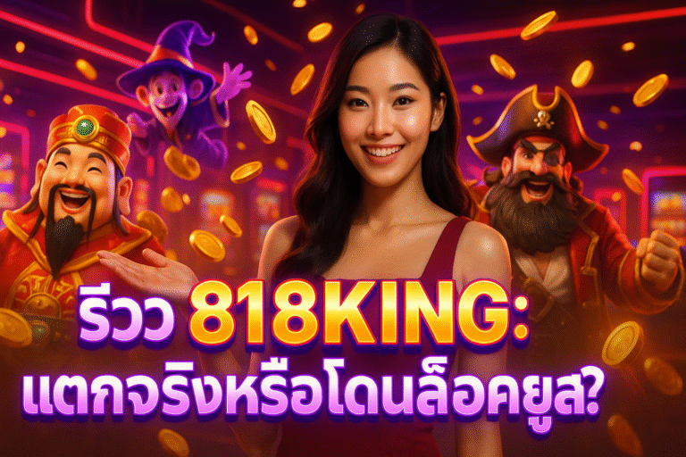รีวิว 818KING: แตกจริงหรือโดนล็อคยูส?