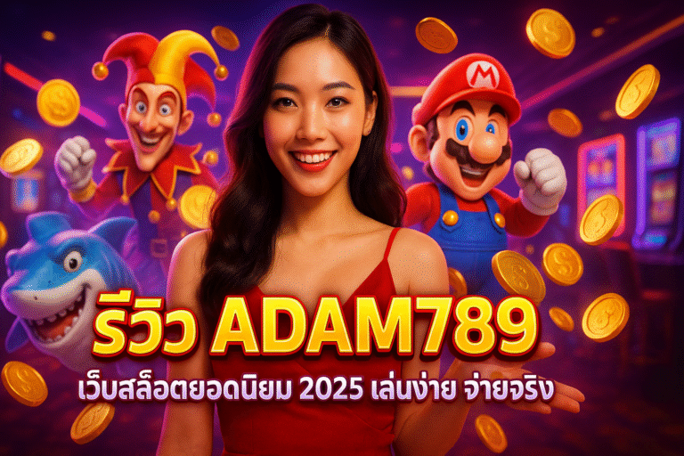 รีวิว ADAM789 เว็บสล็อตยอดนิยม 2025 เล่นง่าย จ่ายจริง