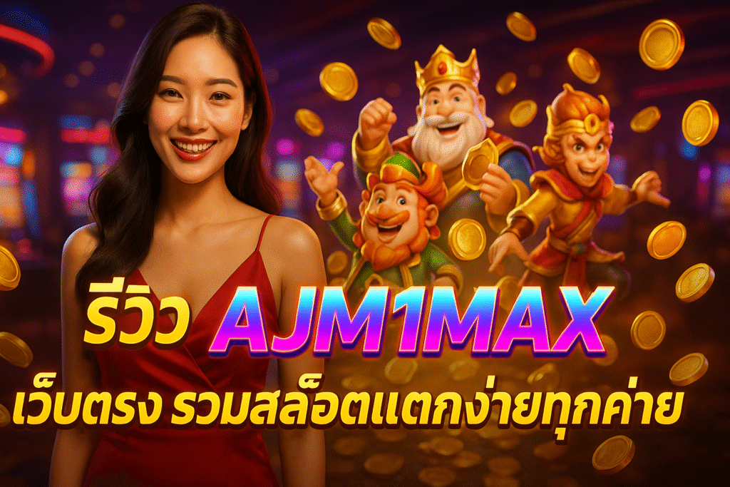 รีวิว AJM1MAX เว็บตรง รวมสล็อตแตกง่ายทุกค่าย