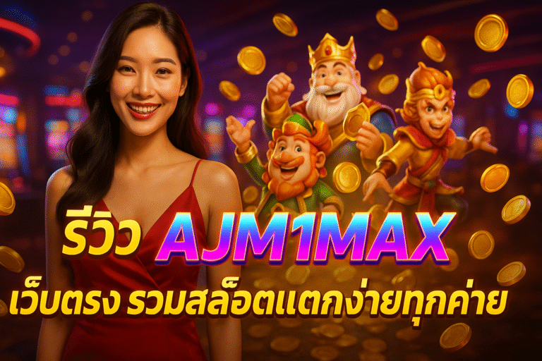 รีวิว AJM1MAX เว็บตรง รวมสล็อตแตกง่ายทุกค่าย